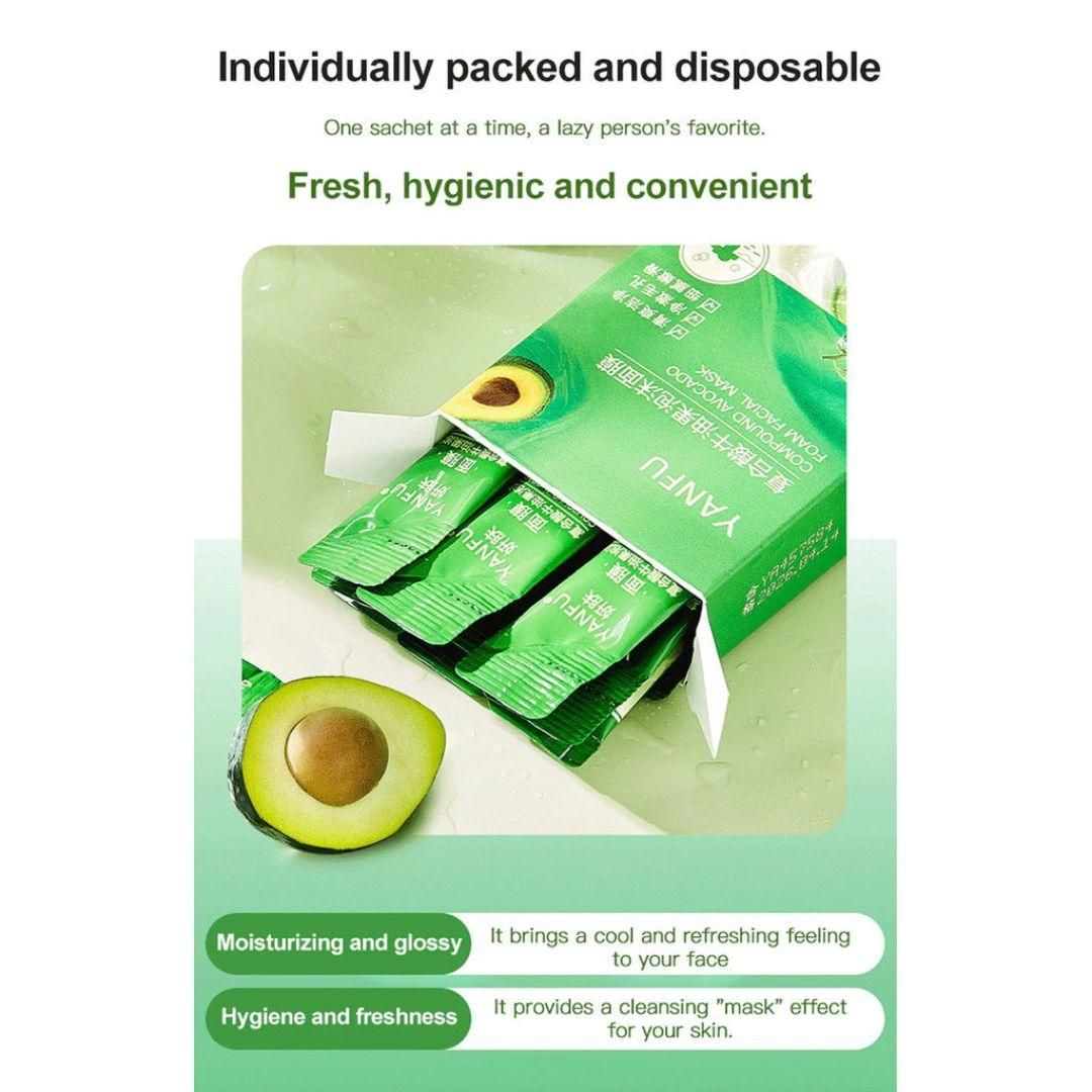 Korea Imported Compound Acid Avocado Bubble Mask