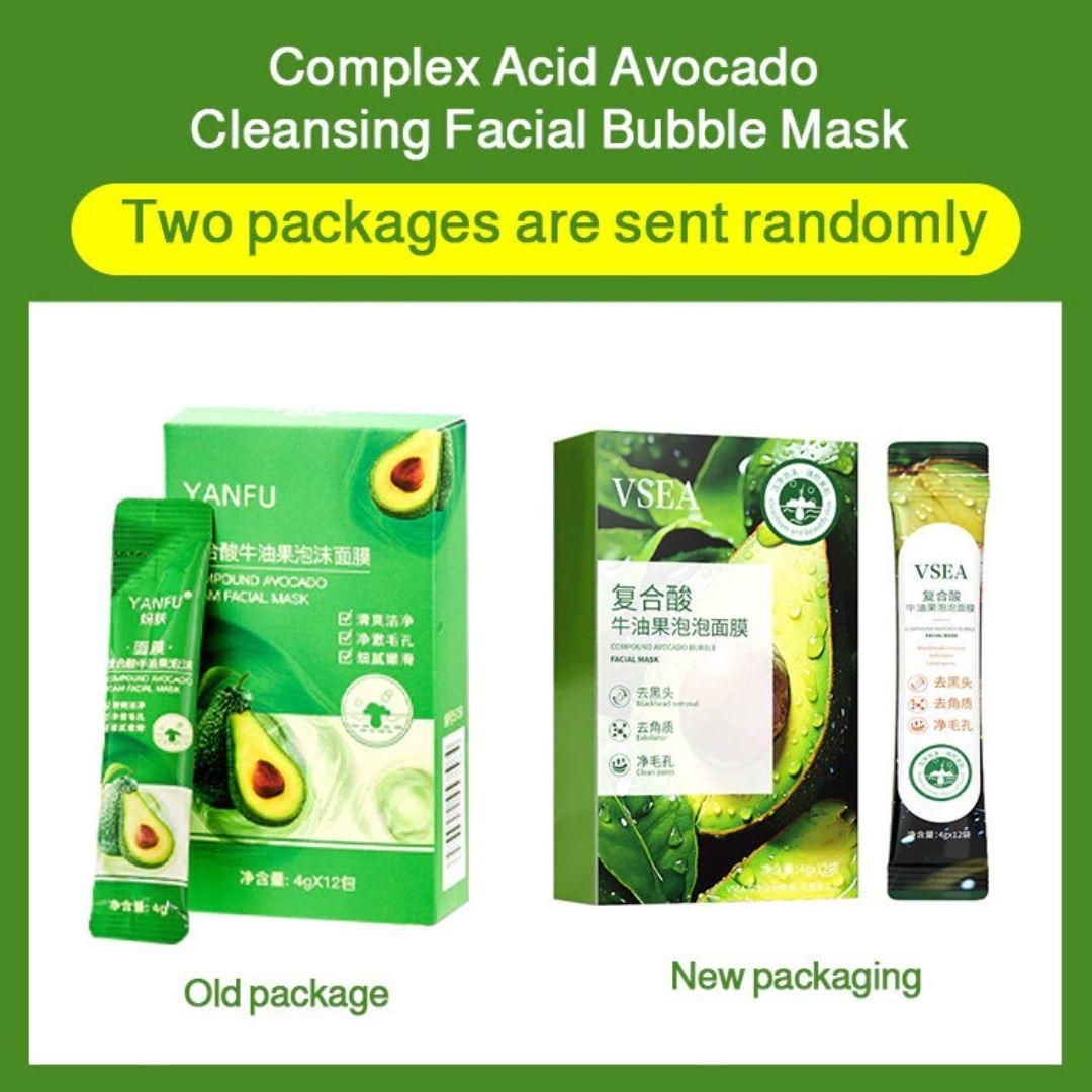Korea Imported Compound Acid Avocado Bubble Mask