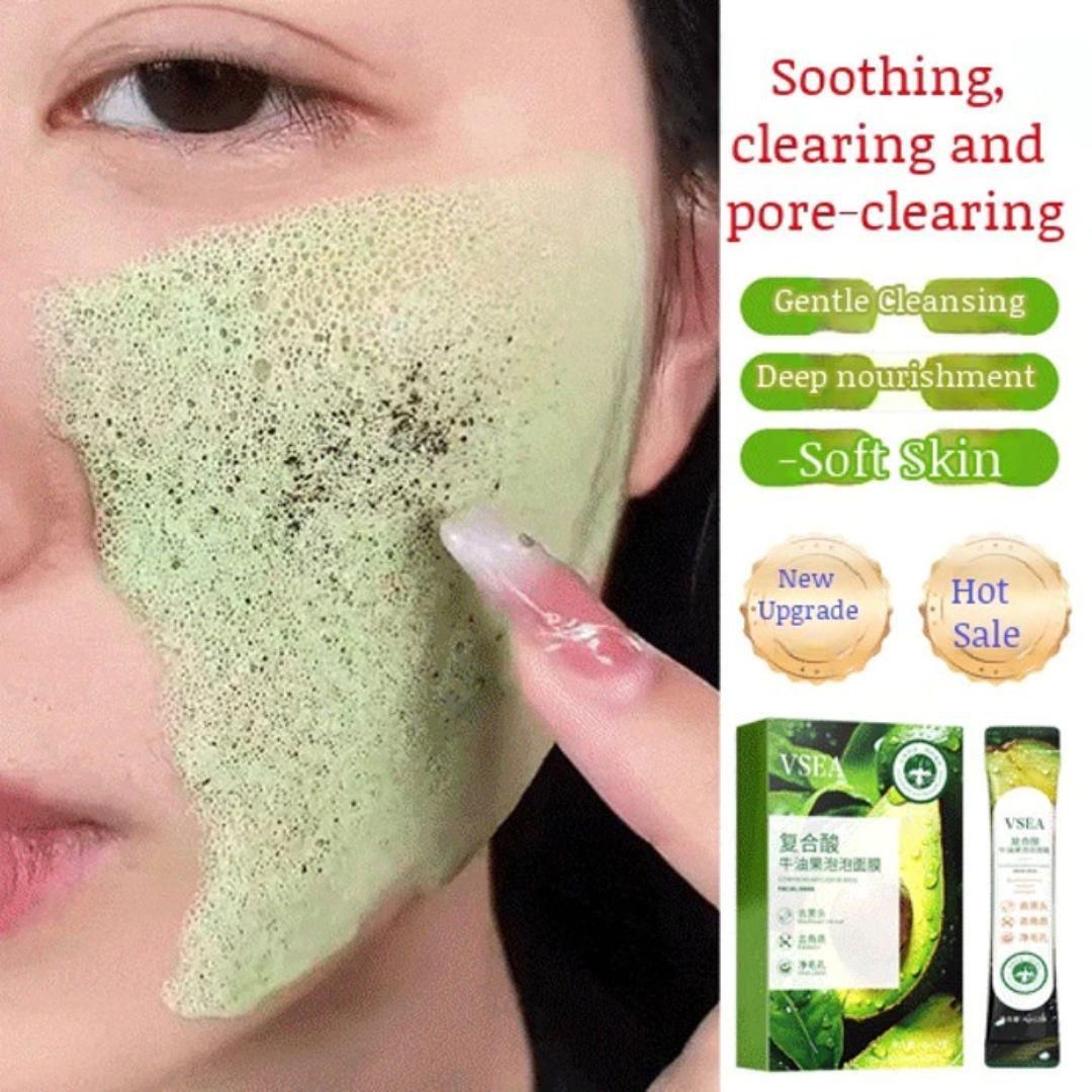 Korea Imported Compound Acid Avocado Bubble Mask